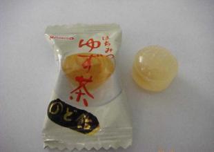 日本进口糖果 清新口感蜂蜜柚子茶润喉糖_食品、饮料_世界工厂网中国产品信息库